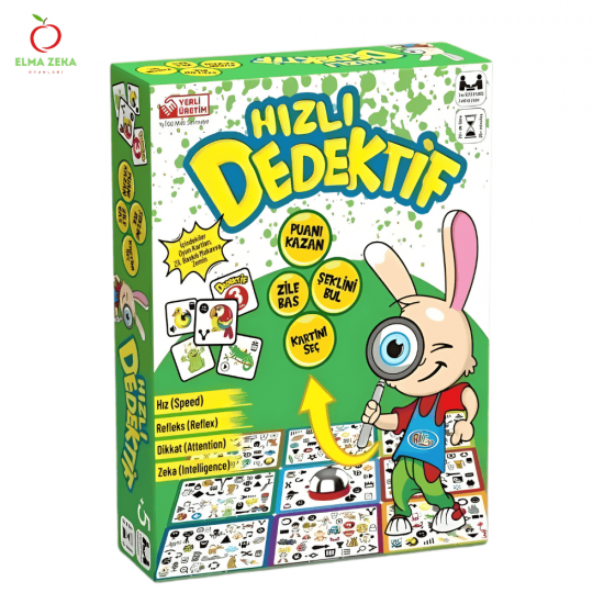 Hızlı Dedektif Oyunu Eğlenceli Eğitici Oyuncak Kutu Oyunu Aile Oyunu Çocuk Hediye